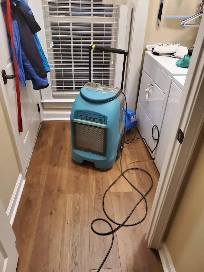 Commercial dehumidifier deployed for Flood Damage Cleanup in Raton
