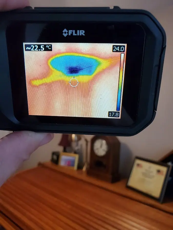 Thermal imaging inspection for water damage in Raton