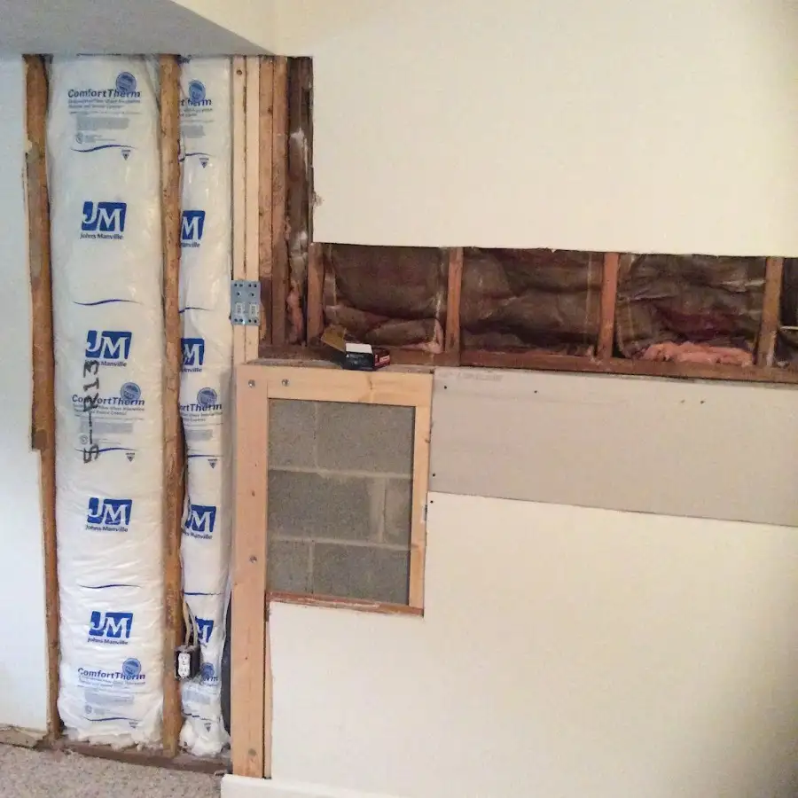 Wall insulation replacement during Odor Removal & Deodorization in Raton